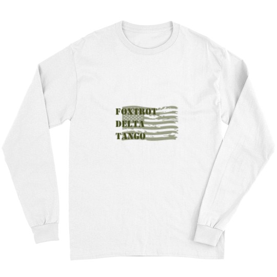 Discover Foxtrot Delta Tango (Tactical Green) Long Sleeves