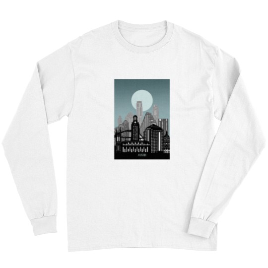 Discover austin skyline Long Sleeves