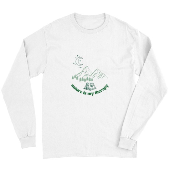 Discover Nature is My Therapy Oversized Long Sleeves