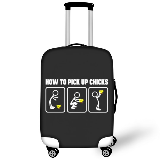 Discover How to Pick Up Chicks Luggage Covers