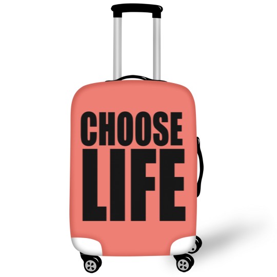 Discover George Michael Choose Life Luggage Covers, 80s Slogan Luggage Covers, Celebrity Retro Vintage Luggage Covers
