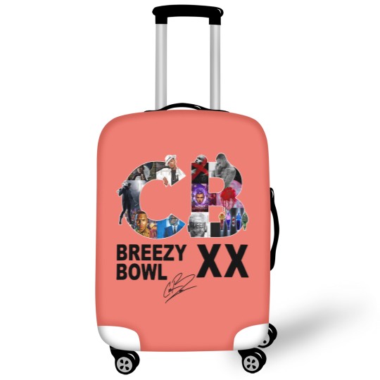 Discover Breezy Bowl XX Luggage Covers, Chris Brown Breezy Bowl XX Tour Luggage Covers