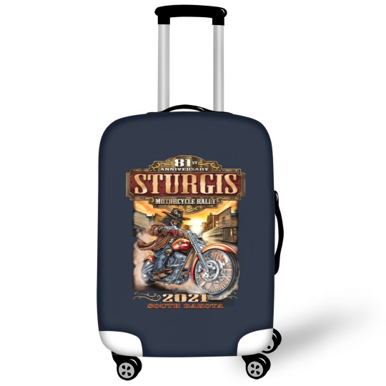 Discover 2021 Sturgis Motorcycle Rally 81st Anniversary Wild Bill Luggage Covers