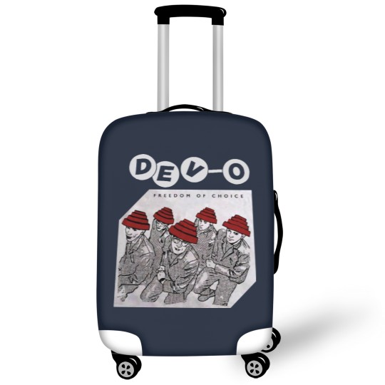 Discover Devo Band PREMIUM Luggage Covers, Devo Freedom and Choice Luggage Covers