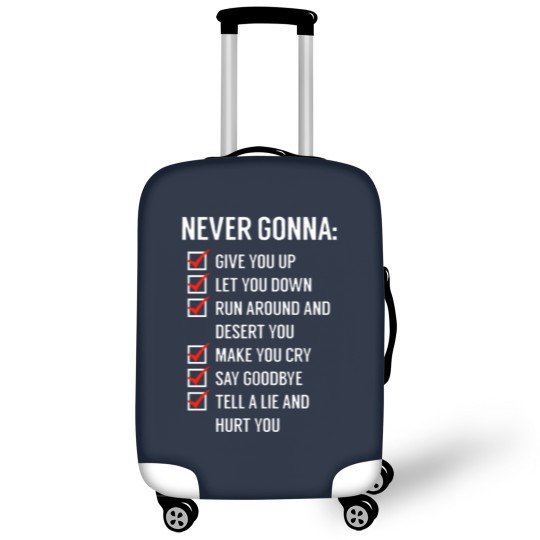 Discover Rick Astley - Never gonna give you Up Luggage Covers