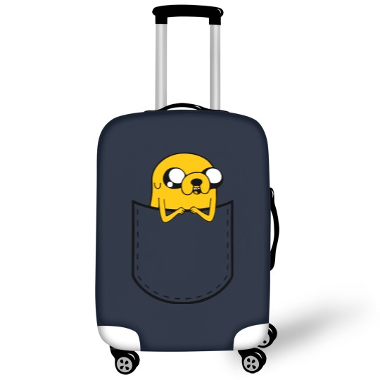 Discover Adventure Time Pocket Jake Luggage Covers