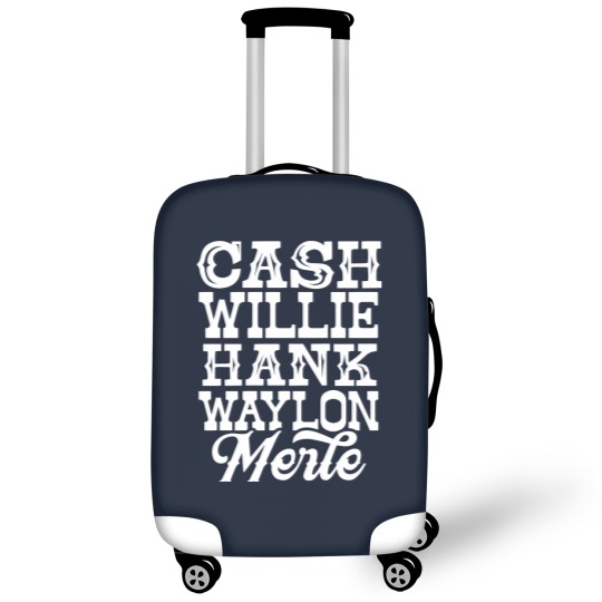 Discover Cash Willie Hank Waylon Merle Luggage Covers