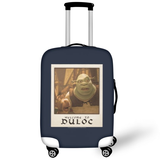 Discover Shrek Welcome To Duloc Shrek And Donkey Polaroid Luggage Covers