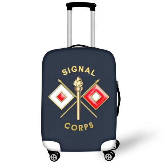 Discover Signal Corps Branch Insignia Luggage Covers