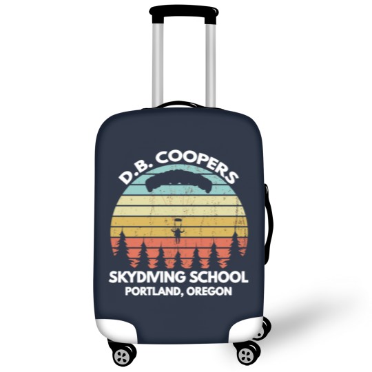 Discover D B Coopers Skydiving School Portland Oregon Funny Luggage Covers