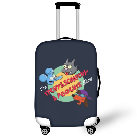 Discover The Itchy Scratchy Poochie Show Luggage Covers