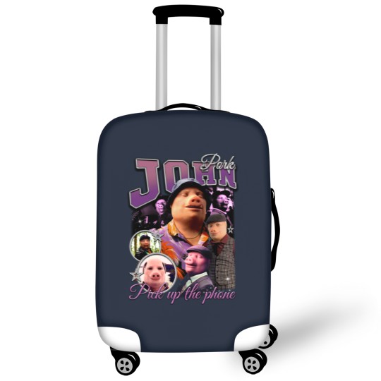 Discover John Pork Luggage Covers, Funny Luggage Covers, Classic 90s Graphic Luggage Covers