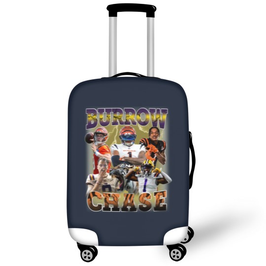 Discover Joe Burrow Luggage Covers, Jamarr Chase Luggage Covers, Joe Burrow Graphic Luggage Covers