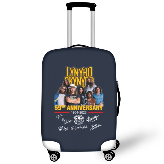 Discover Lynyrd Skynyrd 59th Anniversary 1964-2023 Signatures Luggage Covers