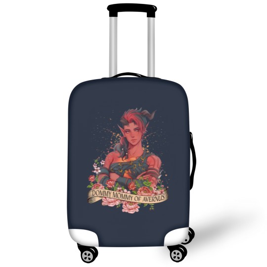 Discover Karlach Dommy Mommy of Avernus Boho  Luggage Covers, Baldur's gate 3 merch Luggage Covers, Video games Luggage Covers