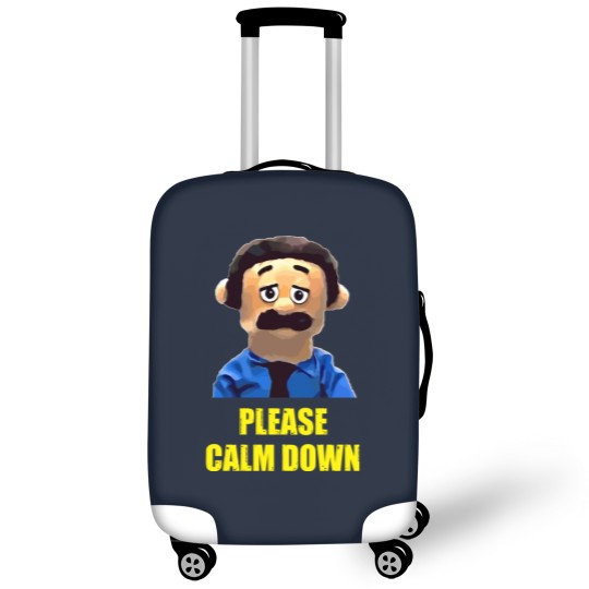 Discover Please Calm Down Awkward Puppets Diego Luggage Covers