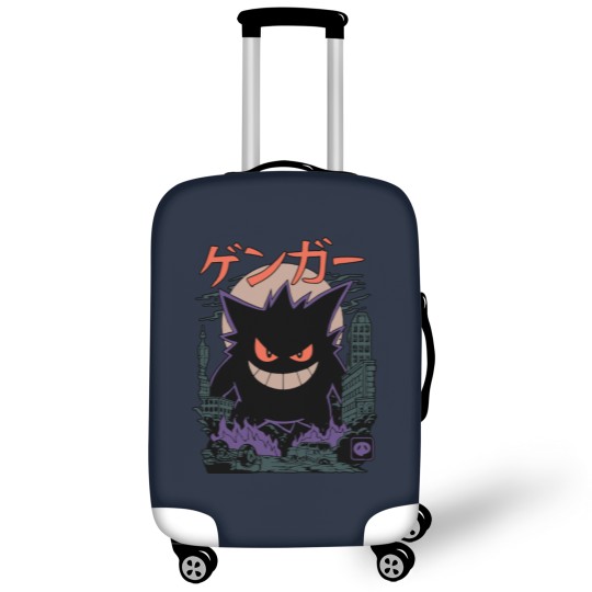 Discover Gengar Japanese Style Luggage Covers | Movie Film Nerd Gaming Anime Novelty Funny