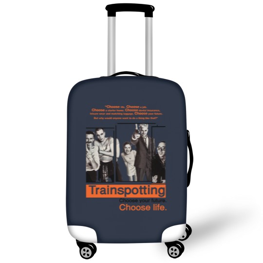 Discover Vintage Luggage Covers Trainspotting NATURAL color Men Woman Unisex Luggage Covers