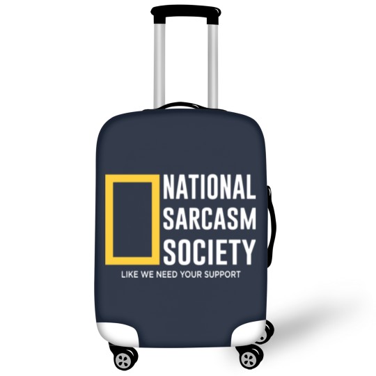 Discover national sarcasm society Luggage Covers