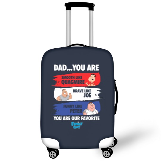 Discover Family Guy Luggage Covers, Smooth Like Quagmire Luggage Covers, Brave Like Joe Luggage Covers