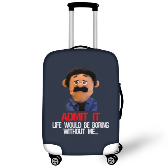 Discover awkward puppets diego admit it life would be boring without t Luggage Covers