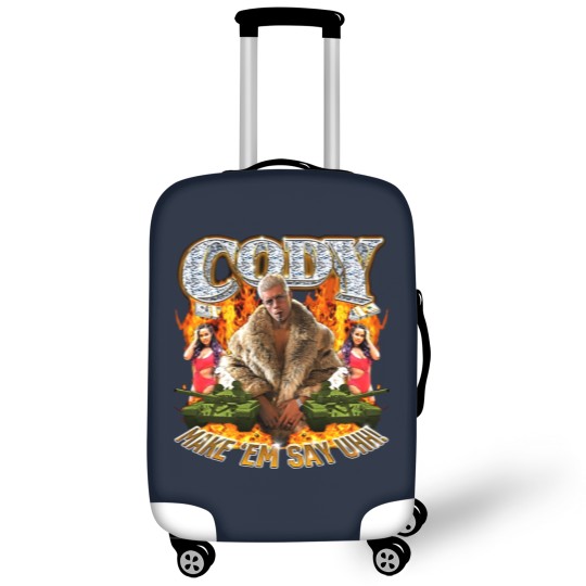 Discover Cody Rhodes Make 'Em Say Uhh Luggage Covers Cotton Men's Luggage Covers