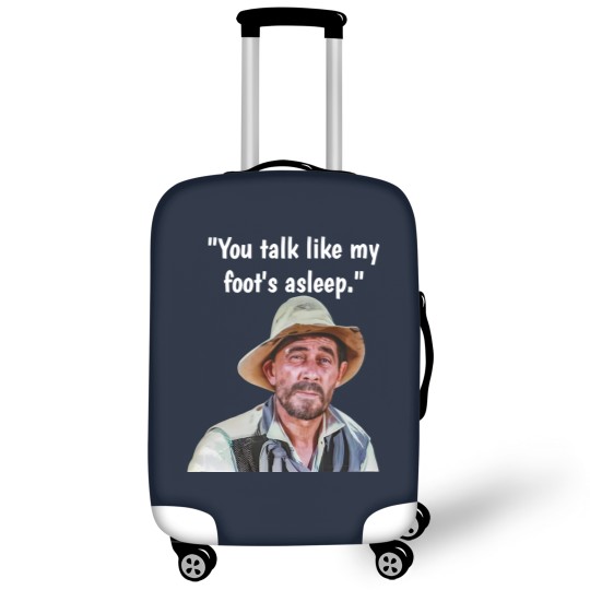Discover Vintage TV Westerns Festus Gunsmoke "You Talk Like My Foot's Asleep"  Luggage Covers Luggage Covers