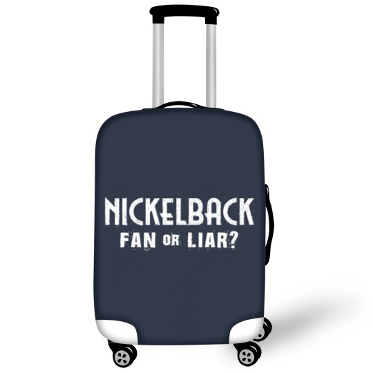 Discover Nickelback Fan or Liar? Luggage Covers. Gift for Him, Gift for Her