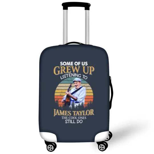 Discover some of us grew up listening to james taylor the cool ones still do vintage Luggage Covers