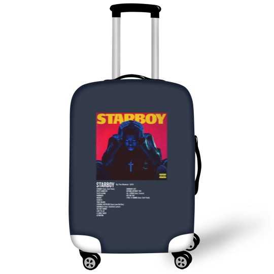 Discover Minimalist Album Music Luggage Covers, Weeknds Starboy Tour Album