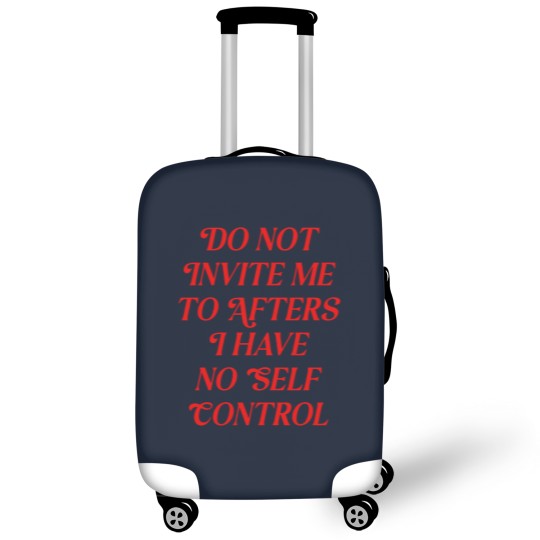 Discover Do Not Invite Me To Afters Luggage Covers, Funny Rave Luggage Covers