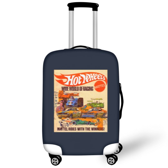 Discover Hot Wheels Vintage Wide World of Racing Luggage Covers