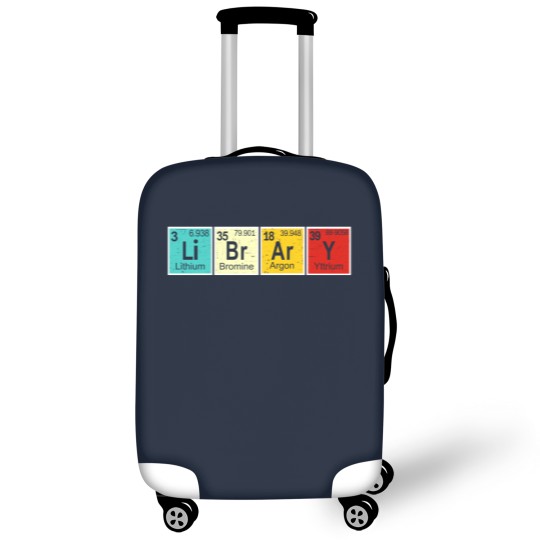 Discover Library Periodic Table Library Reading Book Worms Luggage Covers