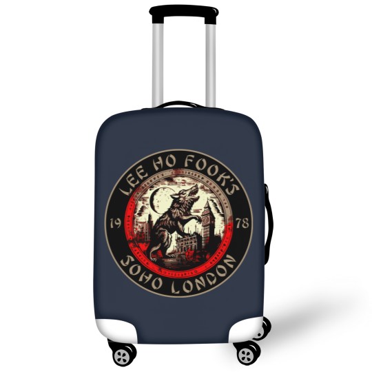 Discover Lee Ho Fooks - Soho London - 1978 - Warren Zevon - Werewolves of London - Block Print Luggage Covers