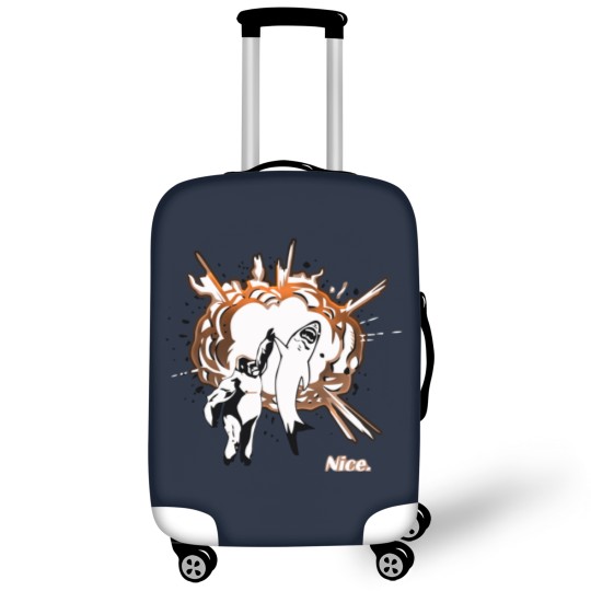Discover Shark Gorilla Nice High Five Luggage Covers