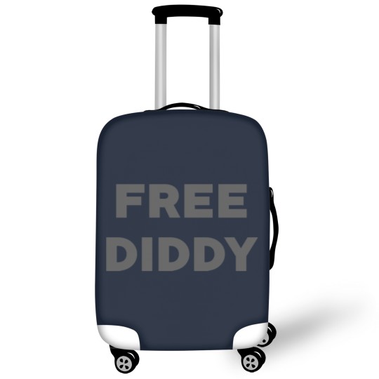 Discover Free Diddy , Funny Puffy Luggage Covers, Offensive Luggage Covers