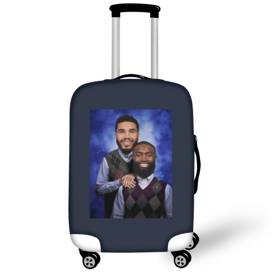 Discover Jayson Tatum and Jaylen Brown "Step Brothers" Portrait Luggage Covers