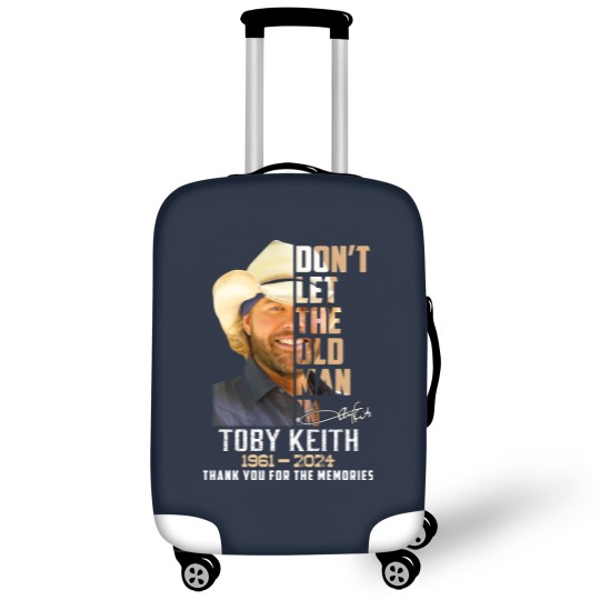 Discover Toby Keith Luggage Covers, In Memory Of Toby Keith 1961 2024 Luggage Covers, Toby Keith Honoring Luggage Covers
