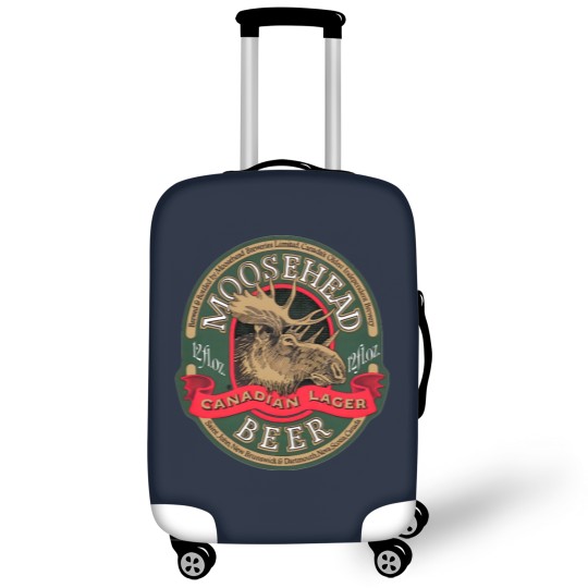Discover 80s Mooseheads Beer Luggage Covers