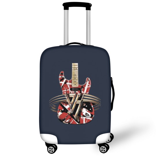 Discover red van guitar halen Luggage Covers