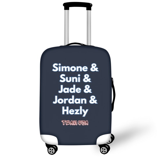 Discover USA Women's Gymnastics Simone Biles, Suni Lee, Jade Carey, Jordan Chiles Luggage Covers