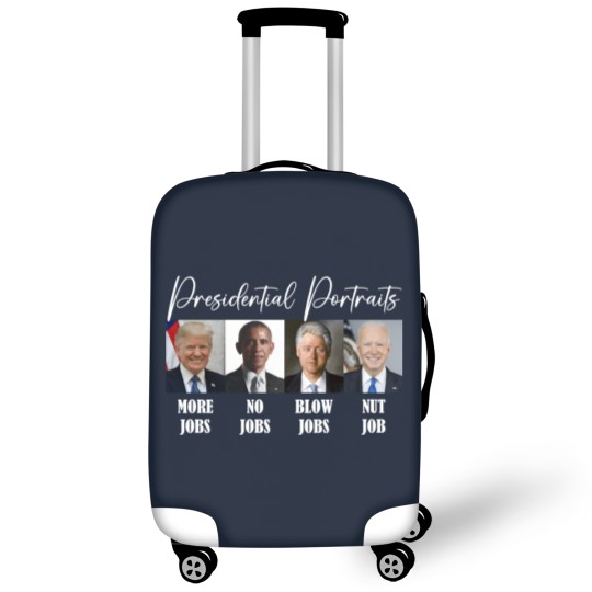 Discover Presidential Portrait Luggage Covers - Sarcastic Luggage Covers - Women's Luggage Covers - Mens Luggage Covers