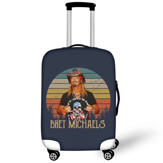 Discover New Popular Bret Michaels Vintage Gift For Fans Luggage Covers