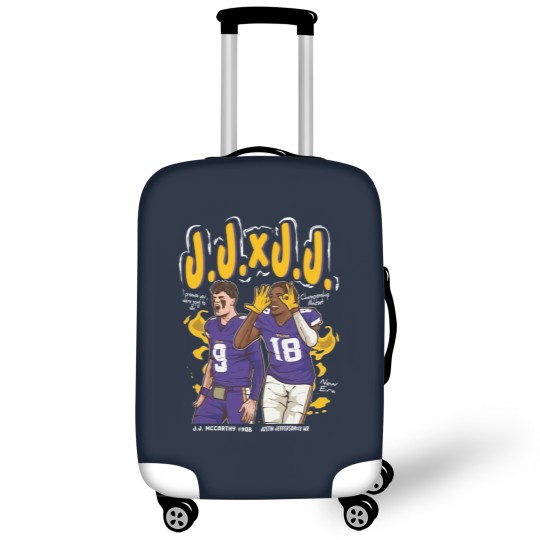 Discover Heavyweight Justin Jefferson x J.J. McCarthy "Championship Mindset" Crewneck Luggage Covers