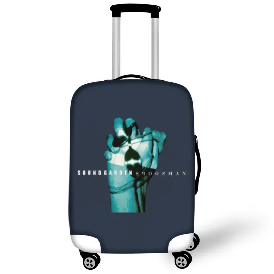 Discover Spoonman Soundgarden Chris Cornell Rock Single Band Black Luggage Covers
