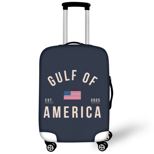 Discover Gulf of America Luggage Covers, Comfort Colors Unisex Patriotic Luggage Covers, United States of America Luggage Covers