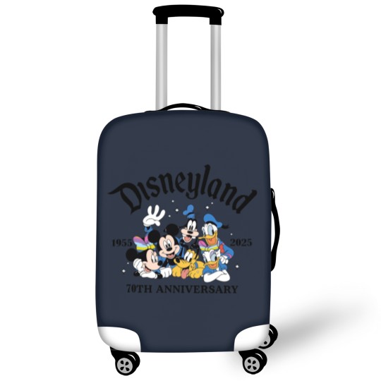Discover Disneyyland 70th Anniversary Luggage Covers, Castle Platinum Celebration 1955-2025 Luggage Covers