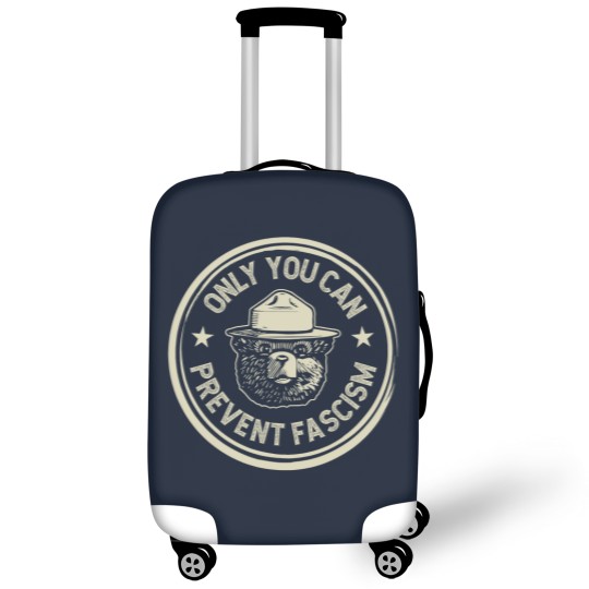 Discover Vintage Smokey The Resist Bear Only You Can Prevent Fascism Unisex Luggage Covers