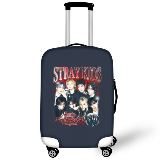 Discover Stray Kids dominATE World Tour US 2025 Graphic Luggage Covers, Stray Kids Hop Album Luggage Covers