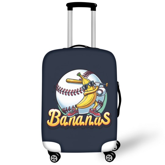 Discover Let's Go Bananas Baseball Luggage Covers, Sports Team Mascot Luggage Covers